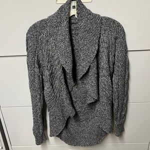 Chaus open cardigan sweater size large 51% cotton 49% acrylic